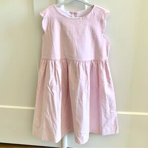 NWT James & Lottie Pink Corduroy Scallop Dress